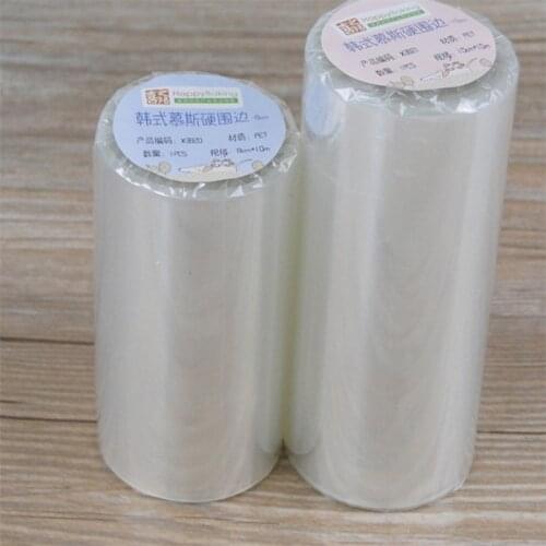 Kitchen Gadgets Wrapping Tape Cake Collar Roll Packaging 10M Mousse Surrounding Edge Transparent Clear Baking Accessories