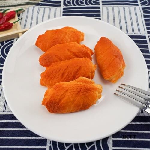 Chicken nugget Drumsticks simulation food props dining room hotel restaurant store shop decor fake chicken Wings model