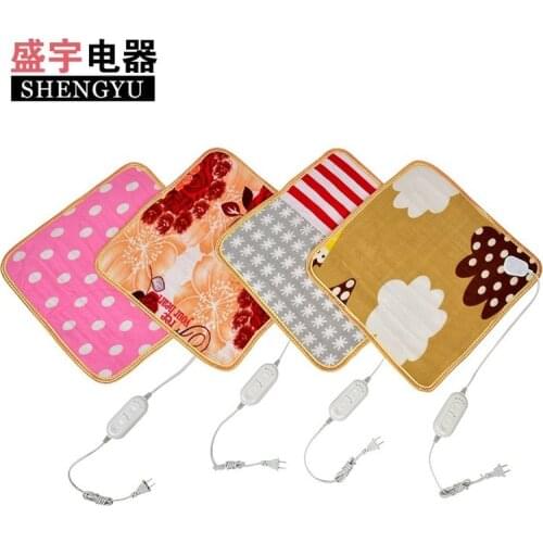 Cartoon Striped Electric Heat Pad Pet Electric Heating Pad Office Heating Pad 12V Car Electric Heating Pad Pet Electric Blanket