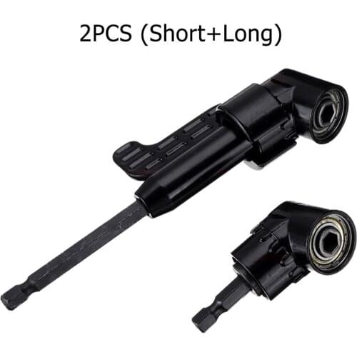 New Adjustable Degree Right Angle Driver Screwdriver Hand Tools Set 1/4 Hex Shank For Power Drill Screwdriver Bits Tools