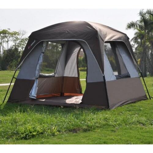 New shade sunscreen 3-4-5 people wild camping supplies double more people double rain tents outdoor