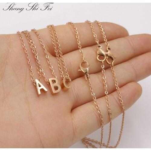 Initial Necklace / Monogram Necklace / Letter Necklace / Initial Jewelry / Dainty Necklace / Bridesmaid Gift / Block Letters - U