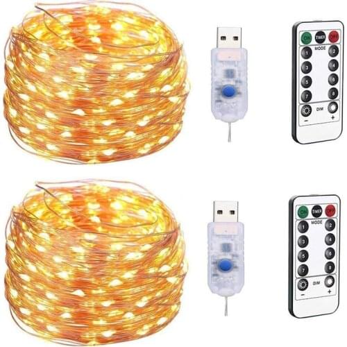 QUANXUNHE LED String Lights With Transparent Wire
