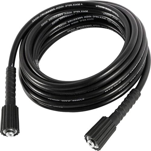 50FT Pressure Washer Cleaning Hose Sewer Drain Water Cleaning Hose M22 Connector Sewer Cleaning Hose Replacement Hose 5800PSI