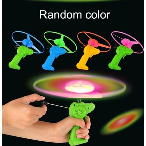 LED Light Flash Flying Saucer Toys Funny Disc Toy Outdoor Gift