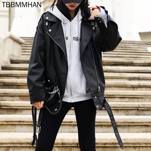 Женские кожаные куртки TBBMMHAN China At AliExpress