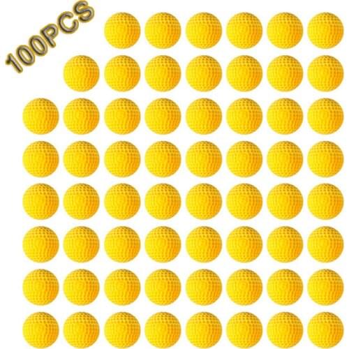 Yellow Bullets Ball For Nerf Rival Zeus Apollo Bullets Toys Gun Soft Round Darts For Nerf Rivals Gun Toy Childrens Gift