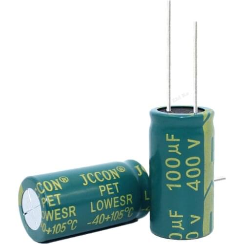 4pcs/lot 400V 100uf 18*30 20% RADIAL aluminum electrolytic capacitor 100000NF 4pcs/lot 400V 100uf 18*30 20% RADIAL aluminum el