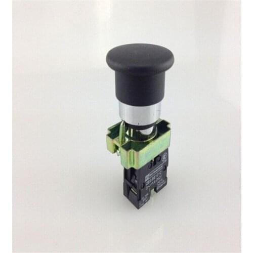 4Pcs/Lot XB2-bc21 mushroom head button push button switch 40mm momentary