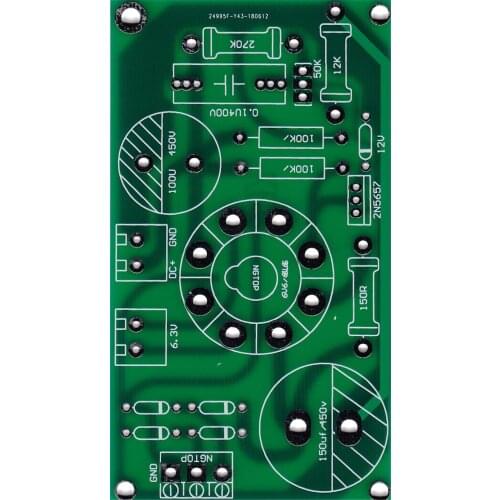 6V6 6L6 6P6P EL34 6P3P KT88 Tube rectifier power supply PCB board preamp Pre-amp