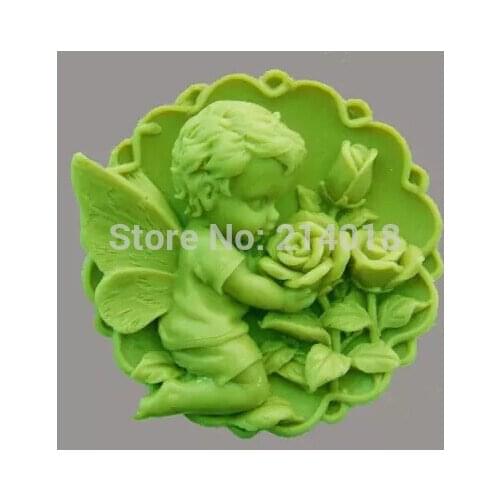 Free shipping angel baby silicon soap mold Cake decoration Cake mold manual soap fondant tools NO.S1-009