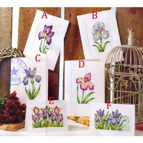 FREE Shipping popular DIY cross stitch kit Festival Card flower, Greeting Card, Thanksgiving Card, Mothers Day Card