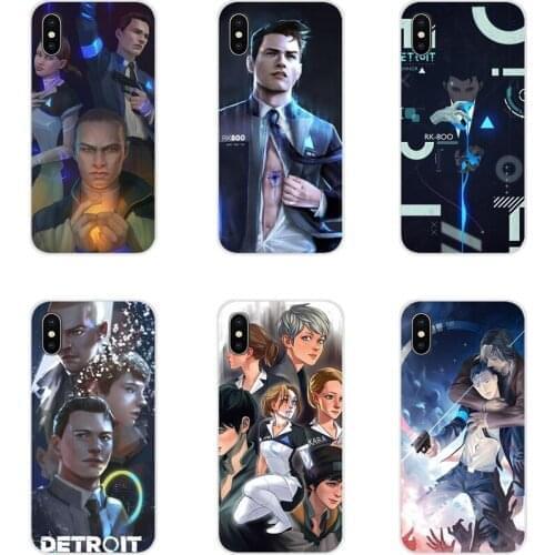 Detroit Become Human RK800 For Samsung A10 A30 A40 A50 A60 A70 M30 Galaxy Note 2 3 4 5 8 9 10 PLUS Accessories Phone Case Covers