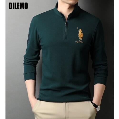 DILEMO Mens Striped T-shirts