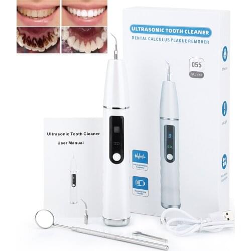 Home Electric Ultrasonic Calculus Remover Dental Scaling Electric Portable Scaler Sonic Smoke Stains Tartar Plaque Teeth White