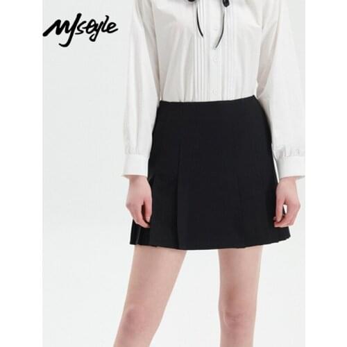 MJstyle 2021 Spring Temperament Fashionable A-line Slim Skir, Summer Black Mini Skirt for Teenage Girls, Women Clothes 521070037