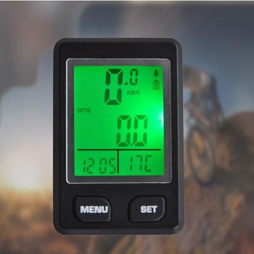 New Product Multifunction Large-screen Backlight Wired Waterproof Bicycle Odometer Bike Speedometer Bicycle Stopwatch