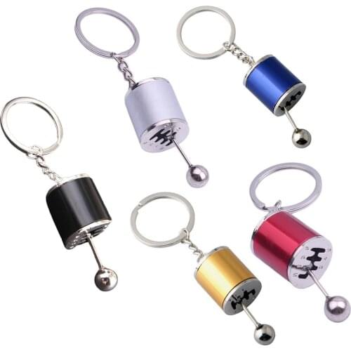 Car Modification Gear Head Type Keychain Metal Decoration Keychain Fashion Pendant Ornament Christmas Gift Unisex