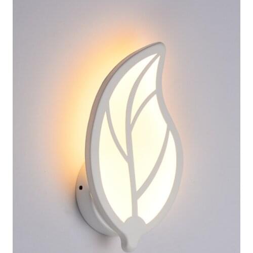Butterfly Leaf Wall Light LED Aluminium Wall Light Rail Project Square LED Wall Lamp Bedside Room Bedroom Wall Lamps Arts 220V
