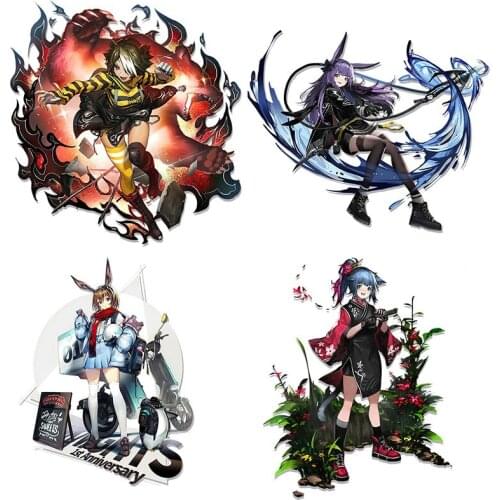 Three Ratels QCYX2 Arknights Personalized anime sticker transparent background suitable for self pasting on white or light wall