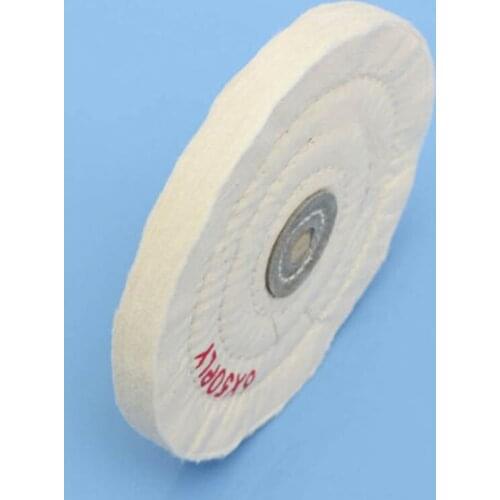 1PC 6Inch 150mm Cotton Grinding Polishing Wheel Bench Grinder Buffing Wheel Metal Surface For Rotary Abrasive Tools