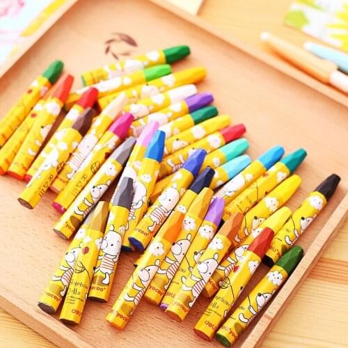 Crayon learning supplies 6964 oil sticks 36 color childrens drawing crayons oil sticks Learning Stationery Office Supplies