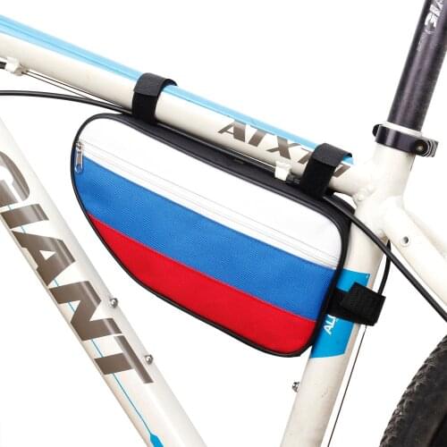 Bike Bag Bicycle Triangle Bag Bike Frame Front Tube Bag Waterproof Cycling Bag Pannier Bike Tool Storage Bag Accessories
