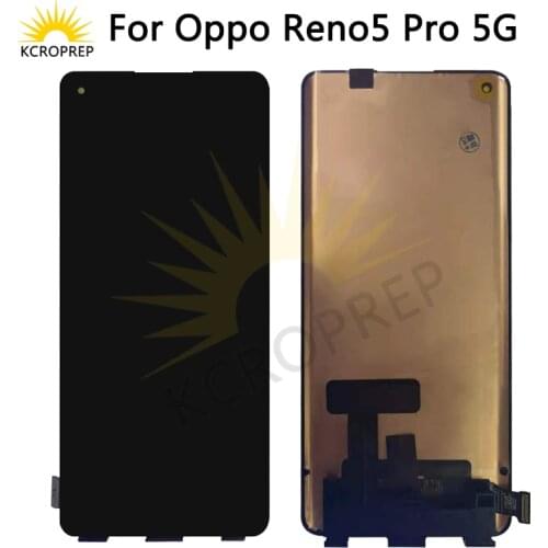 Super AMOLED For Oppo Reno5 Pro 5G LCD Display Screen Touch Panel Digitizer For Reno 5 Pro 5G PDSM00 PDST00 CPH2201 Display