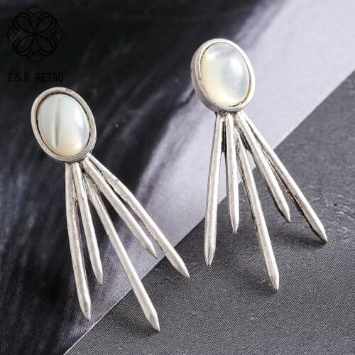 Vintage Drop Earrings for Women Geometry Decorative Body Jewelry Hanging Suspension Pendientes Antique Unusual Thing Accessories