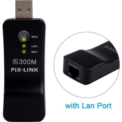 Wifi HD High Speed Adapter Wireless Usb Universal 300mbps Port Ethernet Network Bridge Repeater Client for New Smart TV