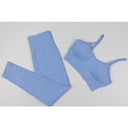 Women Seamless Yoga Suit Sports Set Gym Clothes Fitness Breathable Push Up Bra Crop Top High Waist Leggings Workout Tracksuits