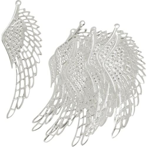 12x Vintage Angel Charms Pendants For Jewelry Making Hanging Ornament