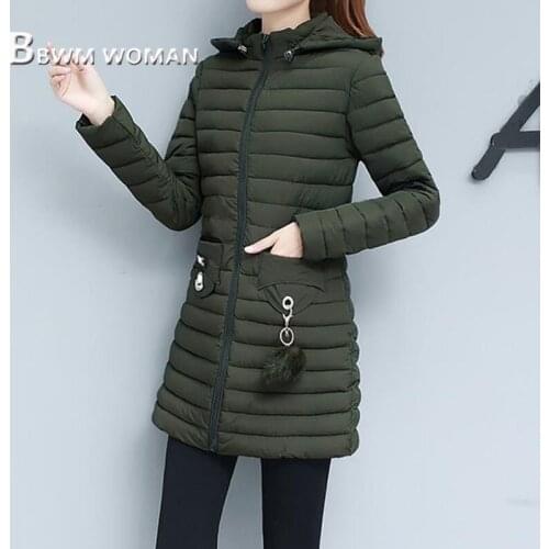 2019 Lightweight Style Women Parkas Winter Slim Elegant Female Coat