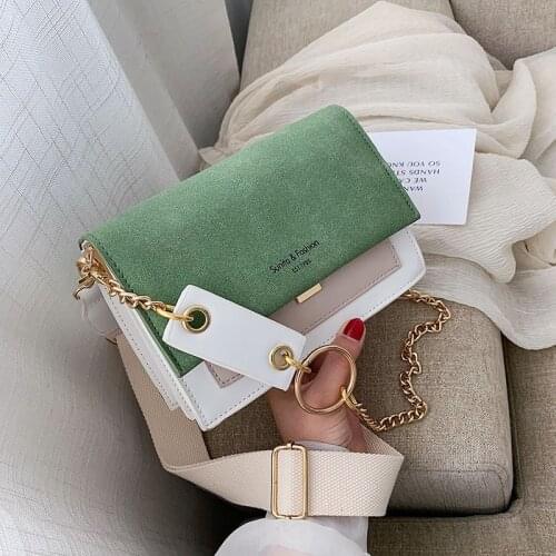 2019 PU Leather Crossbody Bags For Women Travel Handbags Chain Fashion Simple Small Shoulder Messenger Bags Female Small Flaps