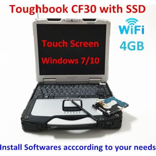 2021 High performance for Panasonic CF30 Toughbook 4GB with HDD can work for alldata software Diagnostic Tools