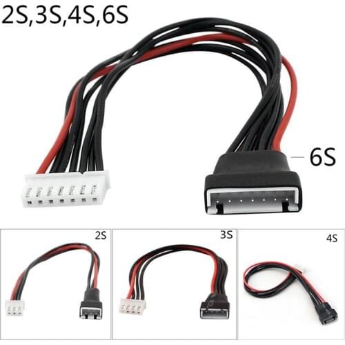 RC 2/3/4/6S Lipo Battery JST-EH Adapter Plug Balance Charger Cable Extension Used To Connector Lipo Battery RC Helicopter Model