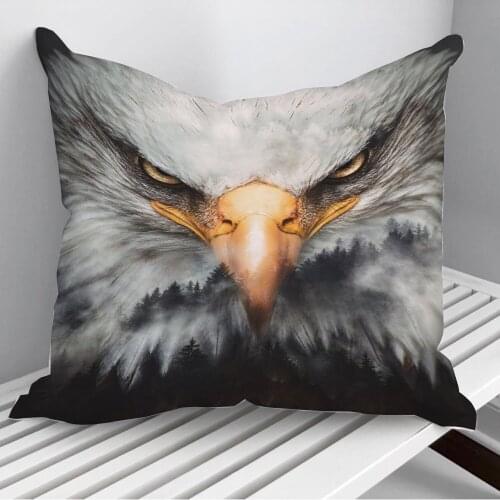 Bald Eagle Throw Pillows Cushion Cover On Sofa Home Decor 45*45cm 40*40cm Gift Pillowcase Cojines Dropshipping