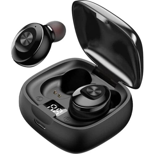 Bluetooth Earphone Wireless Ear phone Sport Earpiece Mini Earset Stereo Sound In Ear IPX5 Waterproof tws 5.0 power display