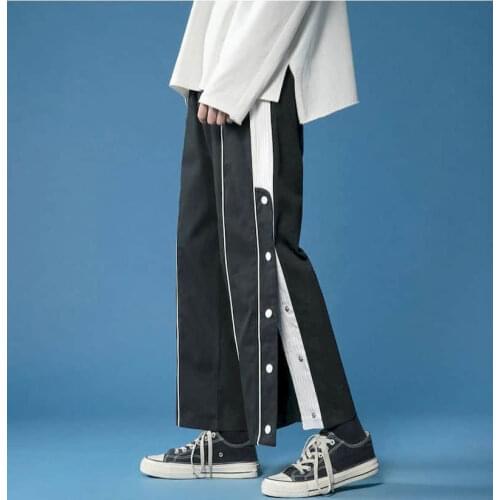 2021 FOG Hip Hip Cargo Pant Retro Vintage Harem Pant Joggers Harajuku Side Pockets Trousers Tactical Pant Swag Ribbon Streetwear