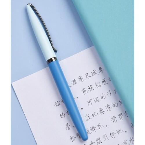 Morandi Color Metal Fountain Pen Student Pen Daily Office Writing Practice