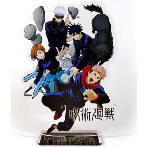 Jujutsu Kaisen group Yuji Itadori Gojo Satoru Kugisaki Nobara Fushiguro Megumi GM acrylic stand figure model cake topper anime