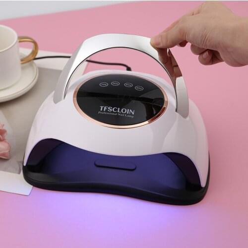 180W UV LED Lamp For Nail Dryer Manicure Professional Touch Screen Nail Lamp Fast-drying UV Gel Varnish Nail With Motion Sensing