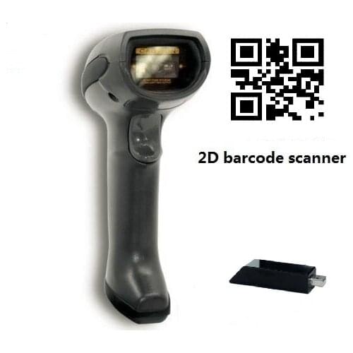 LS07B bluetooth wireless 2d /qr barcode scanner reader with bluetooth receiver, easy to connect with iphone,ipad