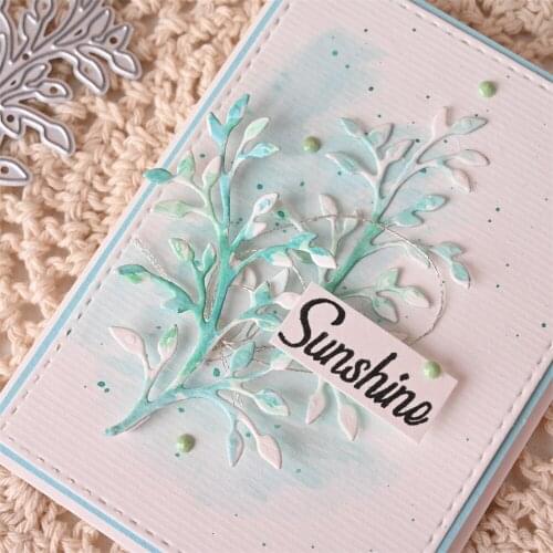 YaMinSanNiO Metal Cutting Dies Cut Die Mold Flower Branch Decoration Scrapbook Paper Craft Knife Mould Blade Punch Stencils Dies