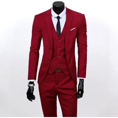 XY05 S-6XL Autumn Men Clothes high quality three sets bridegrooms best Man Wedding Suit Business Casual Suit Blazers