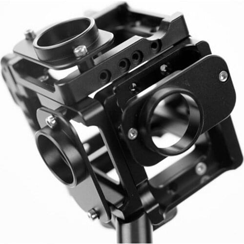 Assemble Gopro HD Hero 3+ 4 Full Shot Alu Case 360 Degree Spherical Panorama Frame Mount VR Video Mount for aerial photography