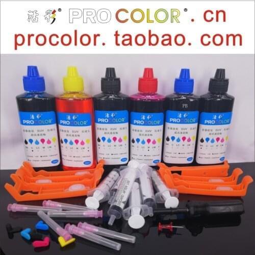 PGI-980 PGI 980 CLI981 981 PB Dye ink refill kit for Canon PIXMA TS8190 TS8195 TS8290 TS8295 TS8298 TS8390 TS8391 TS8392 Printer
