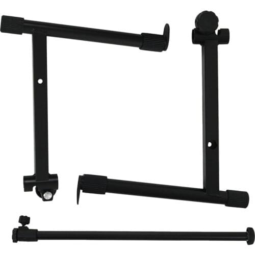 New Adjustable Black Heightening Electronic Piano Rack Stand Keyboard Support Holder