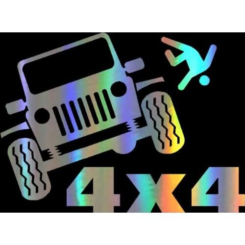 Personality Car Sticker 4x4 Funny Vinyl Stickers and Decals Funny Stickers on Car Styling Creative Design Waterproof Decoration