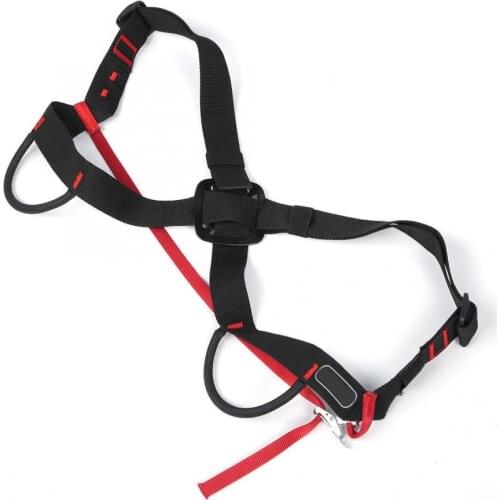 Camping Ascending Decive Shoulder Girdles Adjustable Chest Safety Belt Harnesses Rock Climb Safety Protection Survival Harness